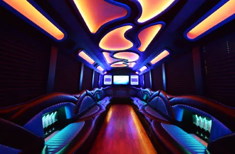 luxury party bus rental